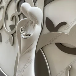 Capezzali-Bongelli Preziosi Quadro capezzale 80x43 sacra famiglia nocciola