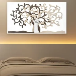 Capezzali-Bongelli Preziosi Quadro capezzale 80x43 sacra famiglia nocciola