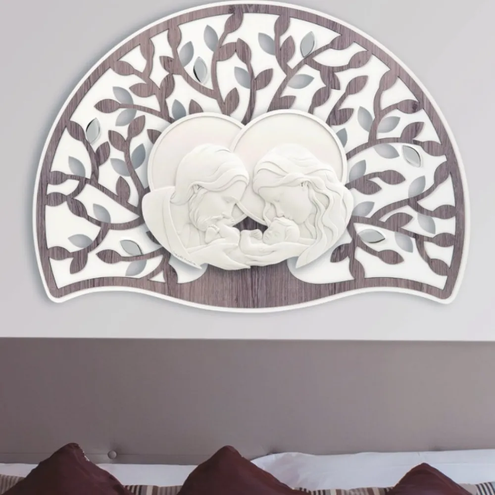 Capezzali-Bongelli Preziosi Quadro capezzale rovere sacra famiglia 90x65 capoletto