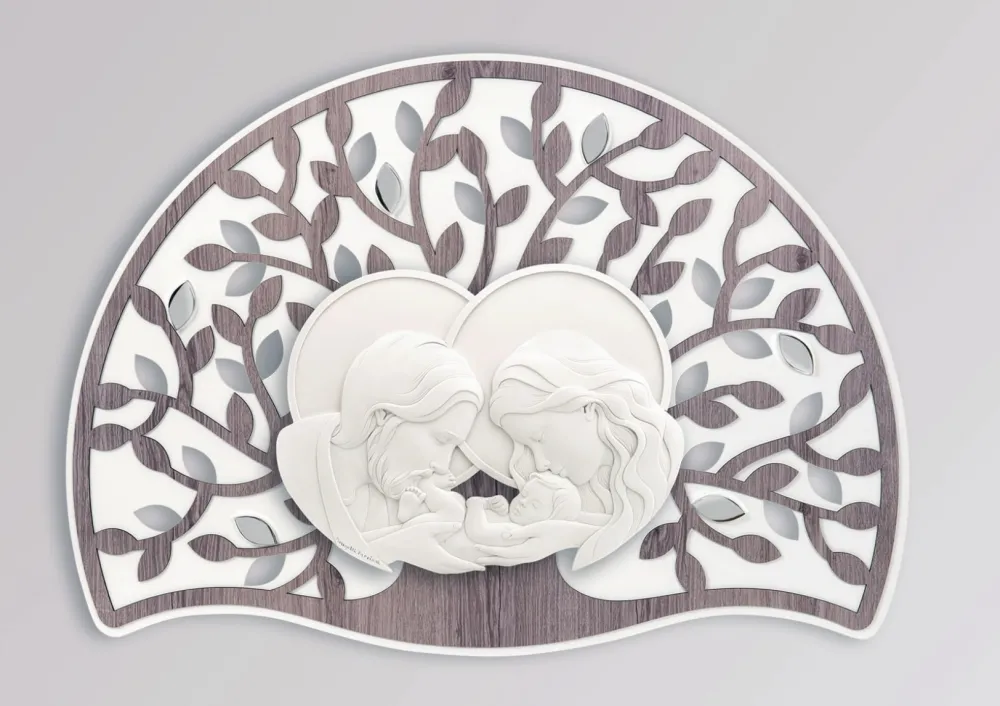 Capezzali-Bongelli Preziosi Quadro capezzale rovere sacra famiglia 90x65 capoletto