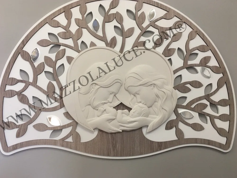 Capezzali-Bongelli Preziosi Quadro capezzale rovere sacra famiglia 90x65 capoletto