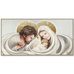 Capezzali-Selezionato da Mazzolaluce Quadro capezzale sacra famiglia per camera da letto 140x70 cm