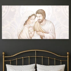 Capezzali-Selezionato da Mazzolaluce Quadro capoletto sacra famiglia 120x70 capezzale
