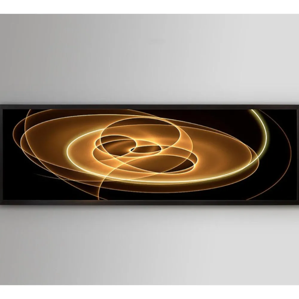 Quadri Moderni-Selezionato da Mazzolaluce Quadro cosmo con luce design moderno 50x150 cm per soggiorno fp
