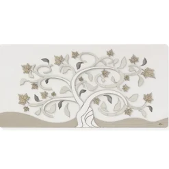 Quadri Moderni-Selezionato da Mazzolaluce Quadro di legno albero della vita 119x59 moderno bianco rovere