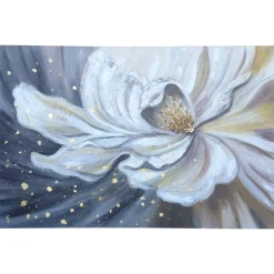Quadri Moderni-Selezionato da Mazzolaluce Quadro fioritura preziosa 100x150 cm dipinto artigianale materico a rilievo