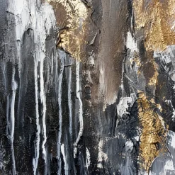 Quadri Moderni-Selezionato da Mazzolaluce Quadro materia di luce 120x120 cm astratto moderno dipinto a rilievo