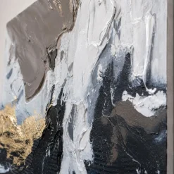 Quadri Moderni-Selezionato da Mazzolaluce Quadro materia notturna 100x150 cm astratto moderno materico per salone