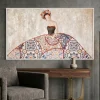Quadri Moderni-Selezionato da Mazzolaluce Quadro moderno dama 120x70 tela decorata