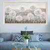 Quadri Moderni-Selezionato da Mazzolaluce Quadro moderno dipinto 68x128 campo fiorito per soggiorno