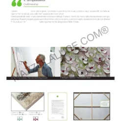 Quadri Moderni-Selezionato da Mazzolaluce Quadro moderno dipinto 68x128 campo fiorito per soggiorno