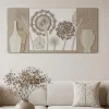 Quadri Moderni-Selezionato da Mazzolaluce Quadro moderno legno 120x60 per soggiorno bianco rovere