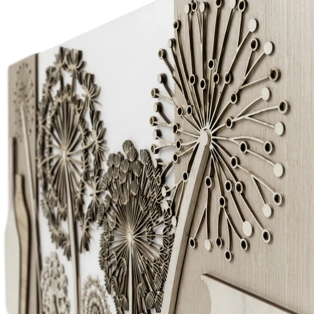 Quadri Moderni-Selezionato da Mazzolaluce Quadro moderno legno 120x60 per soggiorno bianco rovere