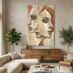 Quadri Moderni-Selezionato da Mazzolaluce Quadro moderno 60x90 la forza del silenzio tela decorata