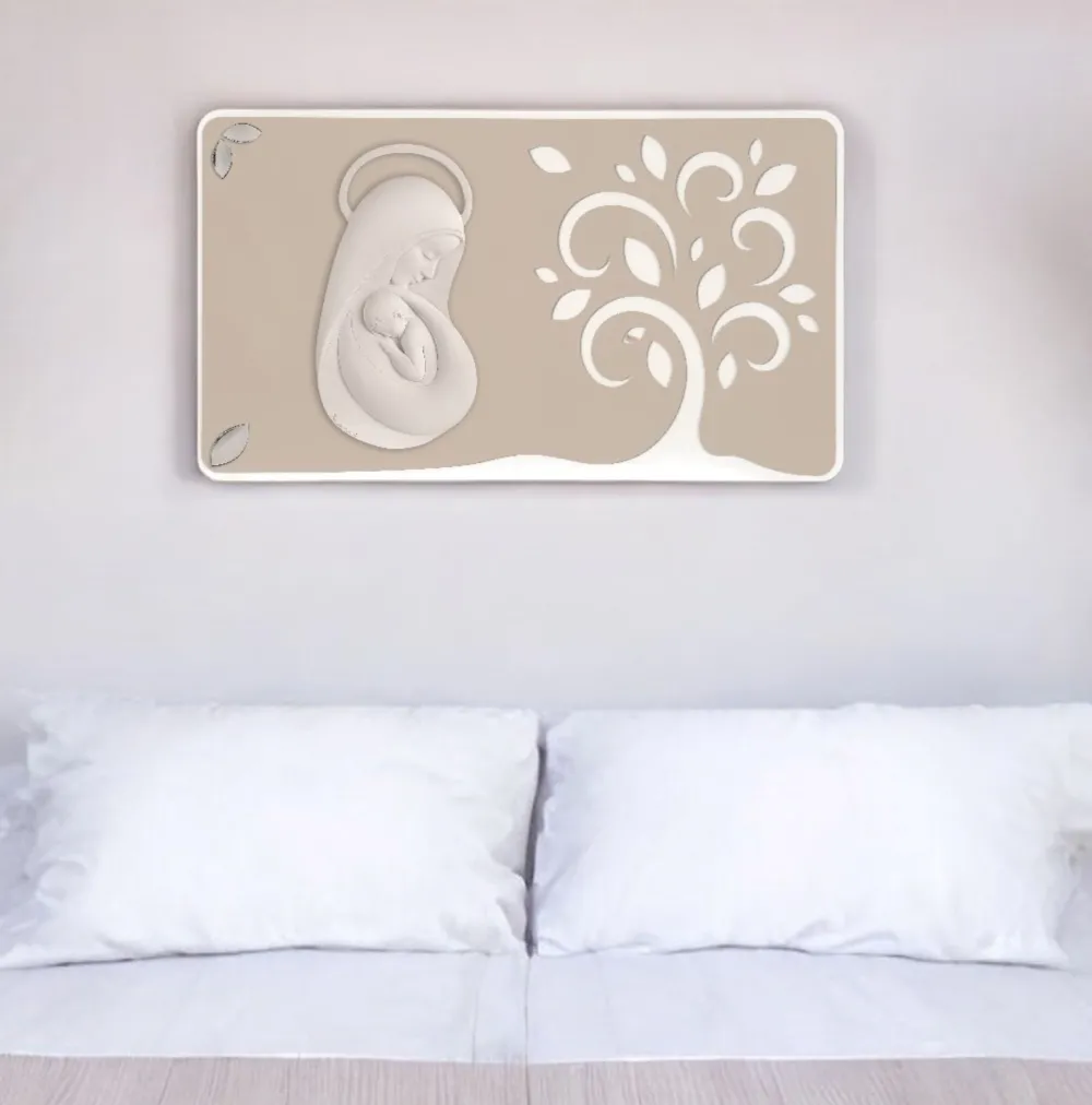 Capezzali-Bongelli Preziosi Quadro per camera da letto capezzale 105x60 nocciola