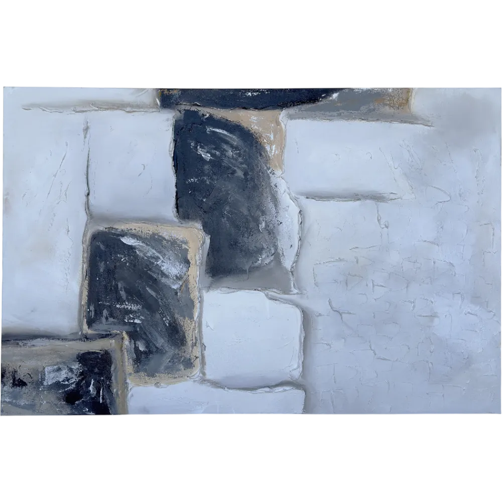 Quadri Moderni-Selezionato da Mazzolaluce Quadro per salone 100x150 cm dipinto materico architettura astratta