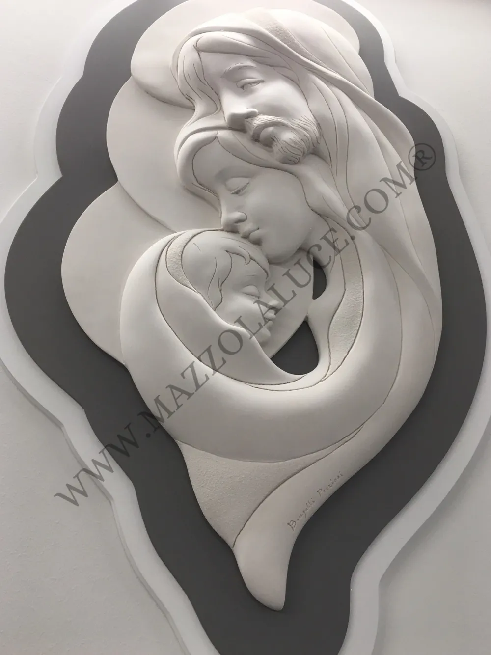 Capezzali-Bongelli Preziosi Quadro sacra famiglia capezzale moderno grigio