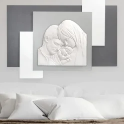 Capezzali-Bongelli Preziosi Quadro sacro per camera da letto 52x34 sacra famiglia