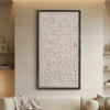Quadri Moderni-Selezionato da Mazzolaluce Quadro verticale astratto moderno decorato con cornice 60x120