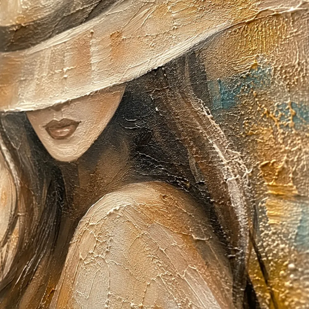 Quadri Moderni-Selezionato da Mazzolaluce Quadro verticale 60x90 la donna del mistero tela decorata
