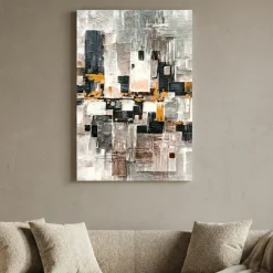 Quadri Moderni-Selezionato da Mazzolaluce Quadro verticale 60x90 moderno citta astratta decorato