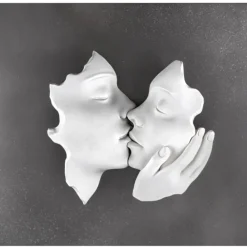 Quadri Moderni-Bongelli Preziosi Quadro volti 3d moderno scultura marmorino 50x50cm