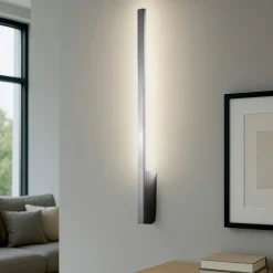 Applique Da Parete-Stilnovo Quad applique led 17w 3000k alluminio design moderno per ufficio