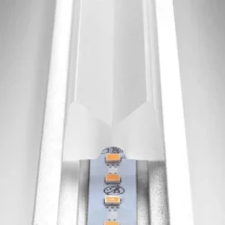 Applique Da Parete-Stilnovo Quad applique led 18w 3000k bianco design moderna