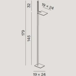 Lampade Da Terra-Perenz Illuminazione Radiante perenz lampada da terra moderna bianco orientabile led cct
