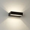 Applique Da Parete-Linea Light Regolo applique led 3000k nera doppia emissione