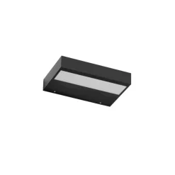Applique Da Parete-Linea Light Regolo applique led 3000k nera doppia emissione