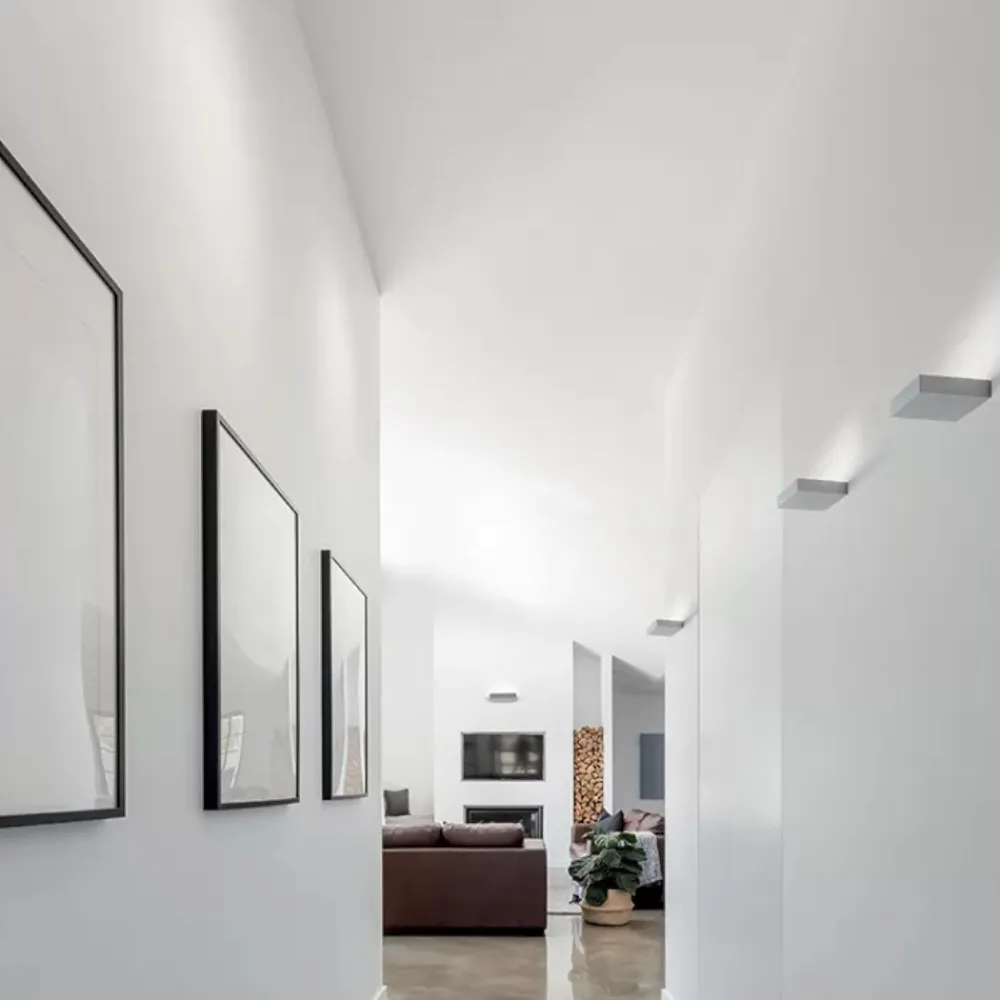 Applique Da Parete-Linea Light Regolo applique led 24w 3000k alluminio anodizzato