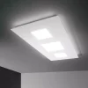 Plafoniere Moderne-Ideal Lux Relax pl d090 plafoniera led 58w 3000k moderna doppia emissione