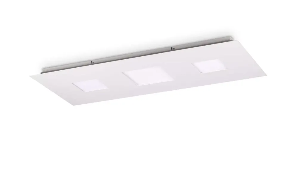 Plafoniere Moderne-Ideal Lux Relax pl d090 plafoniera led 58w 3000k moderna doppia emissione