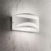 Applique Da Esterno-Ideal Lux Rex-3 ap1 applique da esterno ip44 bianco