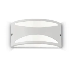 Applique Da Esterno-Ideal Lux Rex-3 ap1 applique da esterno ip44 bianco
