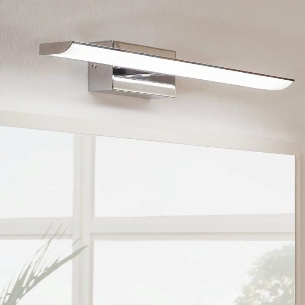 Applique Da Bagno-Eglo Rglo tabiano applique bagni luce da specchio 7w 4000k cromo