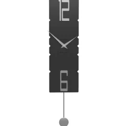 Orologi Da Parete Moderni-Selezionato da Mazzolaluce Rock legno nero orologio a pendolo moderno da parete