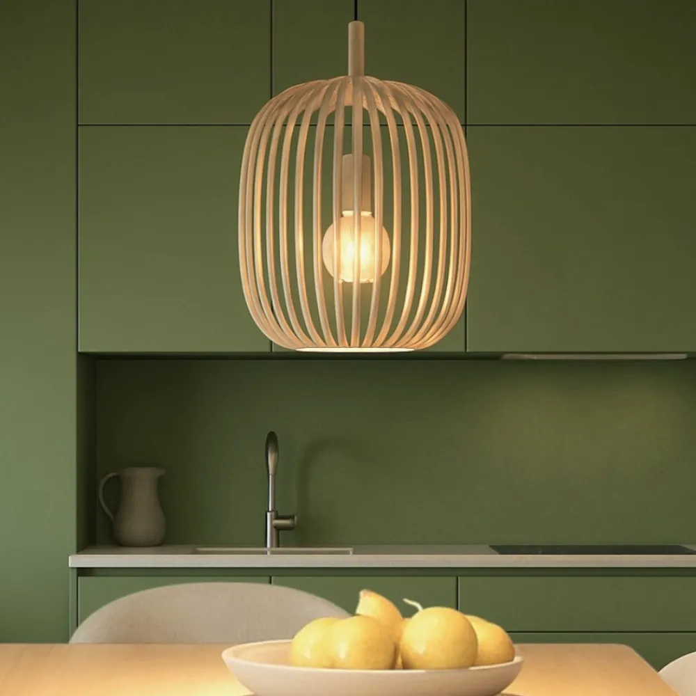 Lampade A Sospensione-Eglo Romazzina lampada a sospensione per cucina minimal colore sabbia