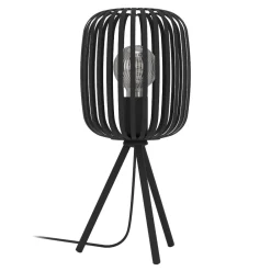 Lampade Da Tavolo-Eglo Romazzina lampada da tavolo moderna con treppiede