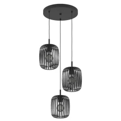 Lampadari Cucina-Eglo Romazzina lampadario da cucina con portalampade traforati
