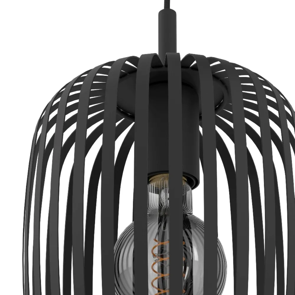 Lampadari Cucina-Eglo Romazzina lampadario da cucina con portalampade traforati
