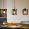 Lampadari Cucina-Eglo Romazzina lampadario da cucina colore nero con 3 luci pendenti