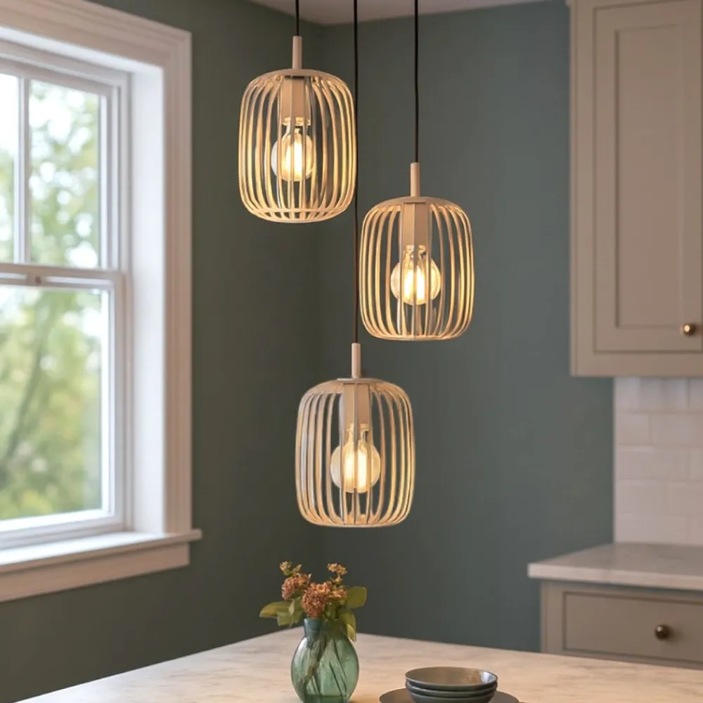 Lampadari Cucina-Eglo Romazzina lampadario per tavolo cucina design moderno