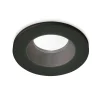 Faretti Da Incasso-Ideal Lux Room-65 fi round faretto da incasso led 8w 3000k nero tondo