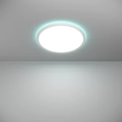Plafoniere Bagno-Eglo Rovito z plafoniera circolare da bagno ip44 led rgb 2700k a 6500k