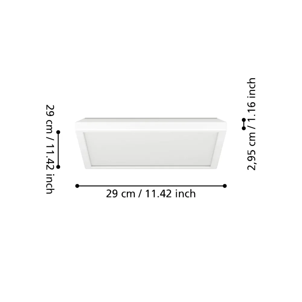 Plafoniere Bagno-Eglo Rovito z plafoniera da bagno bianca ip44 led rgb 2700k a 6500k