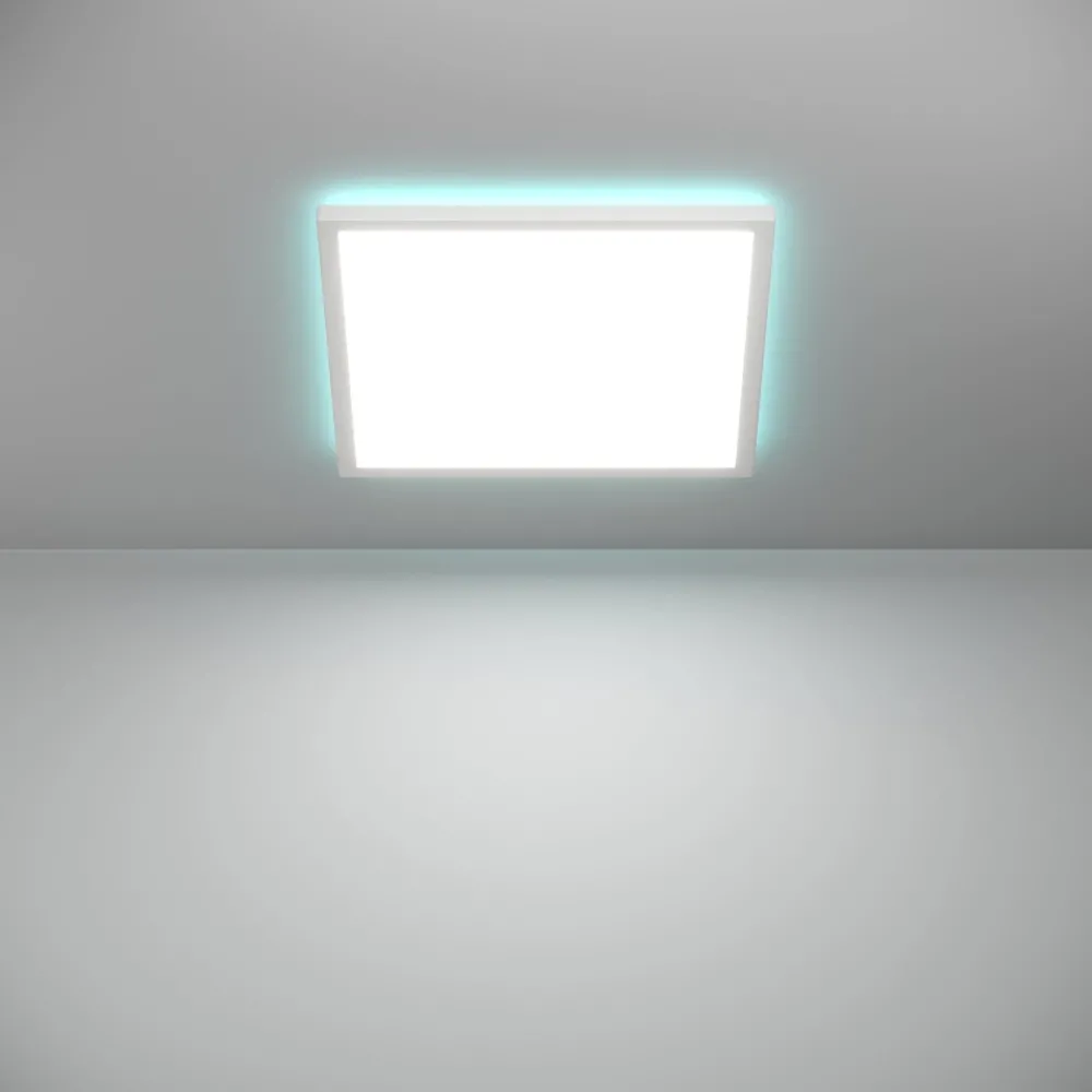 Plafoniere Bagno-Eglo Rovito z plafoniera da bagno moderno led rgb 2700k a 6500k ip44