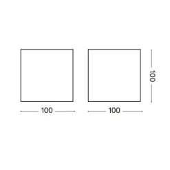 Applique Da Esterno-Ideal Lux Rubik ap 3000k applique da esterno antracite ip54 led 8,5w