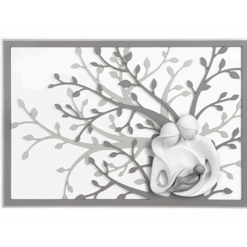 Capezzali-Bongelli Preziosi Sacra famiglia capezzale 70x48 grigio capoletto albero della vita